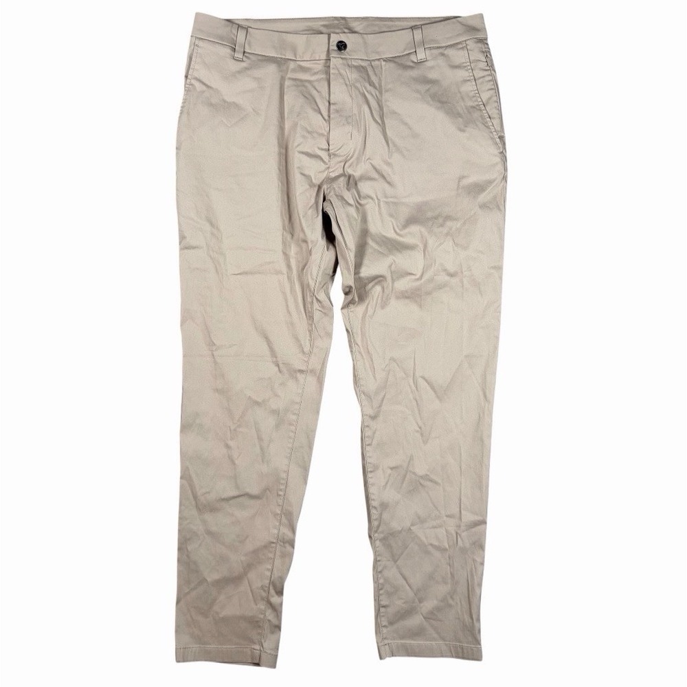 Birddogs Boom For Your Boomstick Pants Mens 36x30 Khaki Chino Lined Golf Comfort